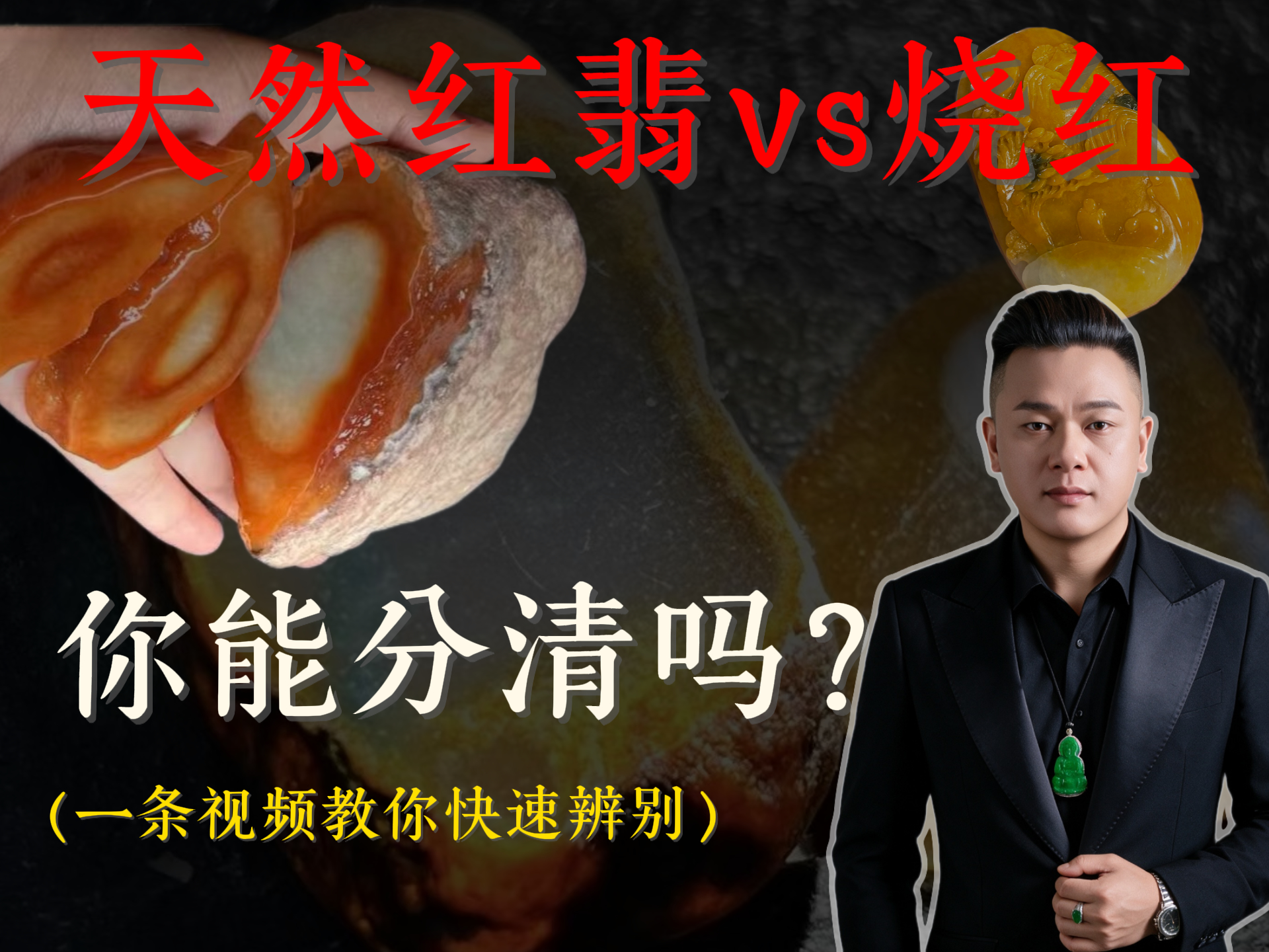 翡翠的热处理之烧红烧黄